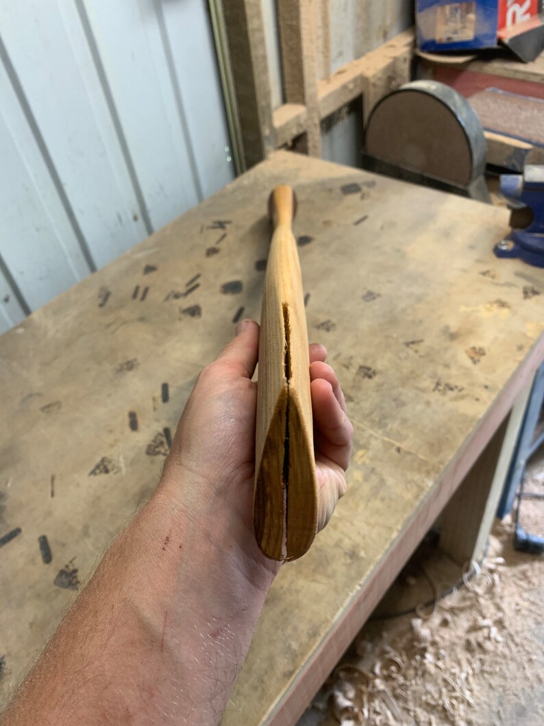 Hand Carved Axe Haft/handle Extra Curve Etsy