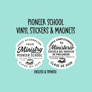 Pioneer Service School Vinyl Stickers & Magnets, JW PSS Gift, Best Life Ever