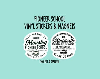 Pioneer Service School Vinyl Stickers & Magnets, JW PSS Gift, Best Life Ever