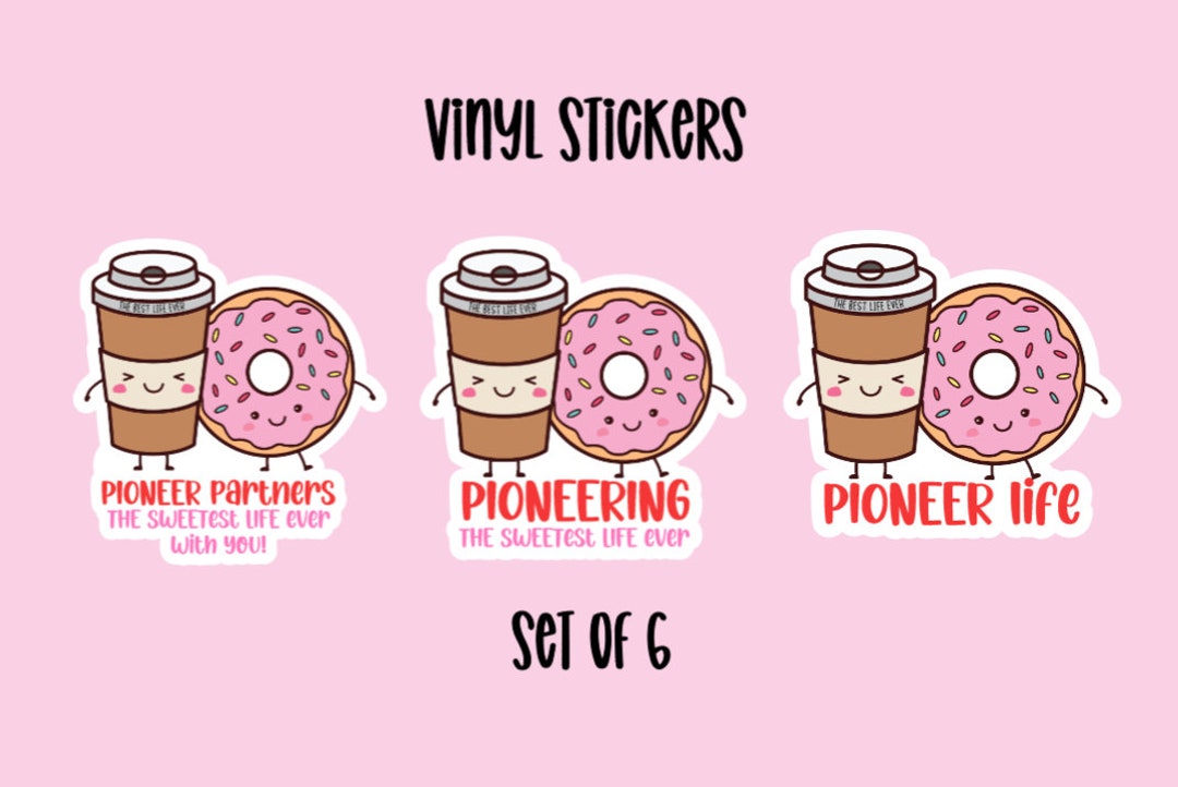 Pioneer Life Best Life Ever Set of 6 Waterproof Laminate Vinyl Stickers ...