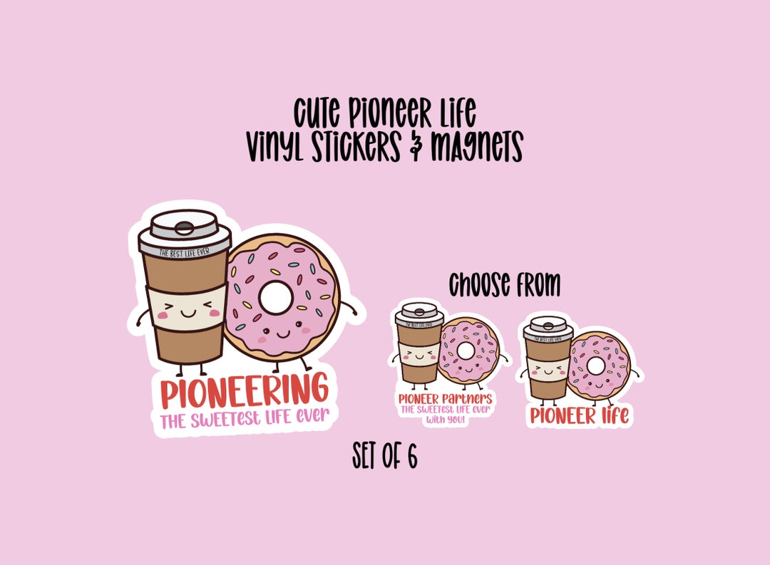 Pioneer Life Best Life Ever Set of 6 Waterproof Laminate Vinyl Stickers ...