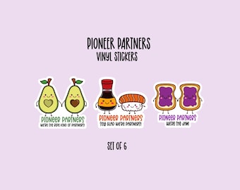 Pioneer Life Les meilleurs autocollants en vinyle de tous les temps, JW Pioneer Gifts, JW Gifts, Pioneer School, Pioneer Partners