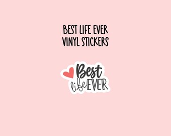Stickers vinyles Best Life Ever, Pioneer School JW Gifts