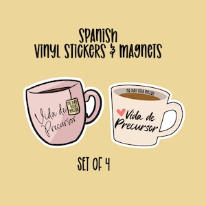 Pioneer Life Vinyl Stickers & Magnets, Vida de Precursor, JW gifts, Pioneer Fuel, Pioneer Gift, PSS Gift, Pioneer Service School, Spanish