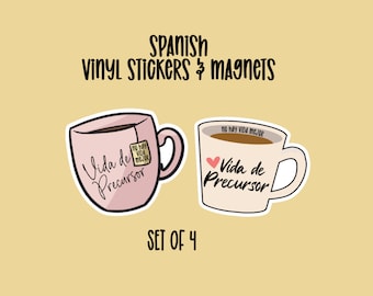 Pioneer Life Vinyl Stickers & Magnets, Vida de Precursor, JW gifts, Pioneer Fuel, Pioneer Gift, PSS Gift, Pioneer Service School, Spanish