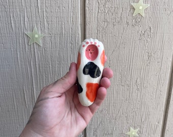 Made to Order Ceramic Cat Paw Pipe