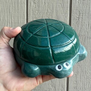 Ceramic Turtle Sandbox Ashtray