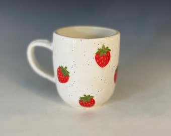 Made to Order Ceramic Strawberry Mug