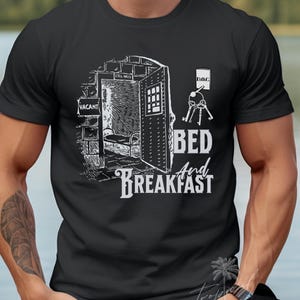 Bed And Breakfast Corrections Officers Tshirt, Corrections Gift, Thin Gray Line Shirt, Funny Corrections Officer Shirt, Father&#39;s Day Shirts
