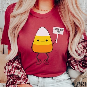 Candy Corn Shirt, Candy Corn Halloween T-Shirt, Halloween Candy, Funny Halloween Candy Corn, Halloween Sweatshirt, Halloween Comfort Colors
