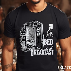 Bed And Breakfast Corrections Officers Tshirt, Corrections Gift, Thin Gray Line Shirt, Funny Corrections Officer Shirt, Christmas T-Shirts