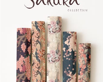 Cadeaupapiercollectie Sakura Cherry Blossom, Japans geïnspireerde cadeauverpakking