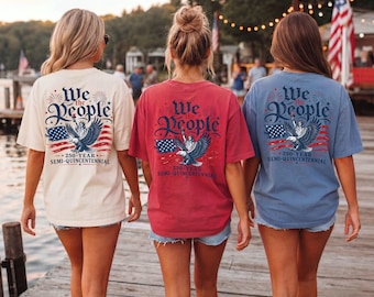 We the People 250th Anniversary 1776 Shirt, Vintage Patriotic T-Shirt