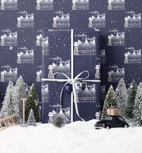 Corrections Officer Gift Wrapping Paper, Corrections Jailer Gift Wrap, Corrections Nurse Gift Wrap, Bureau Of Prisons Gift Wrapping Paper