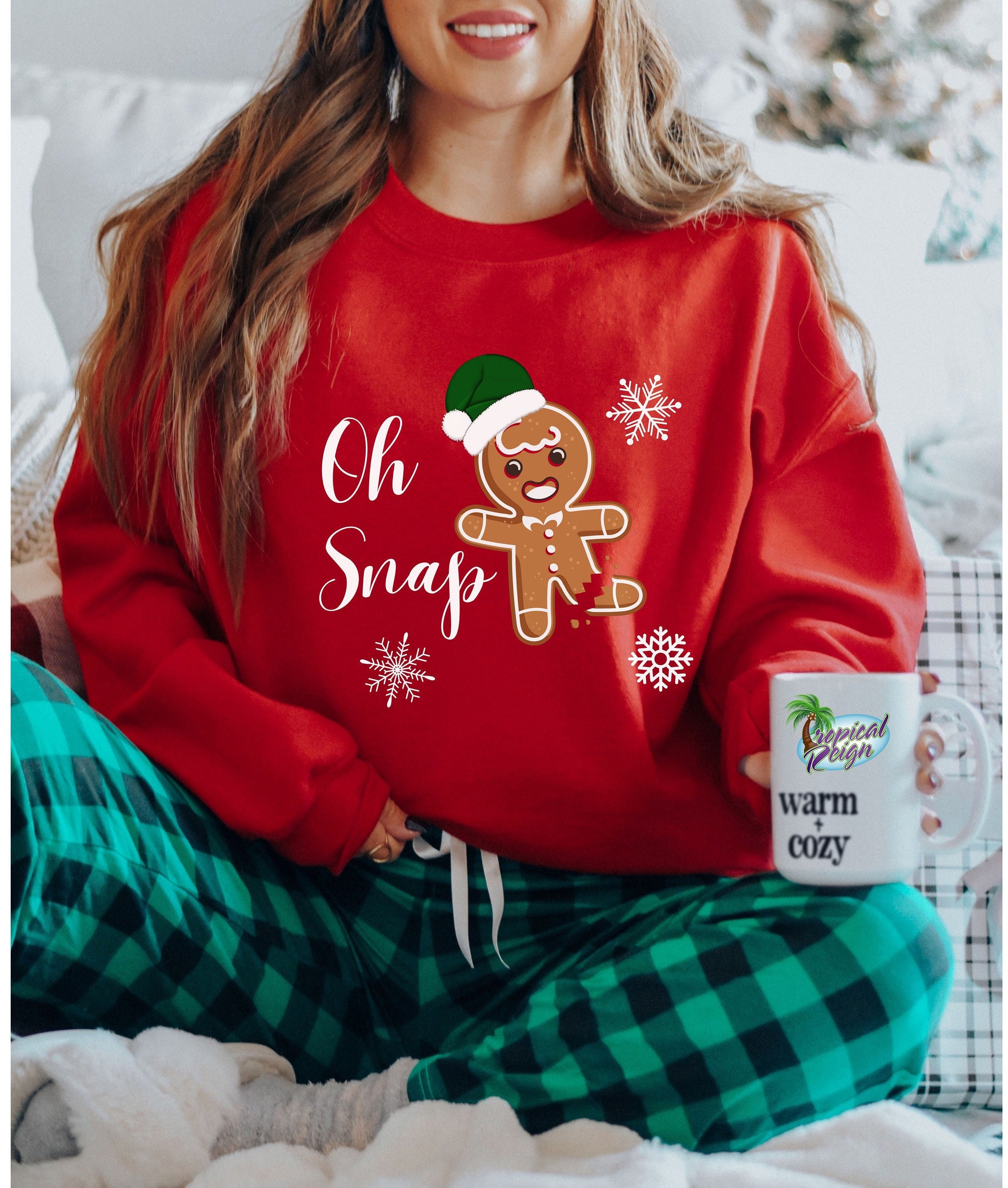 oh snap holiday sweater