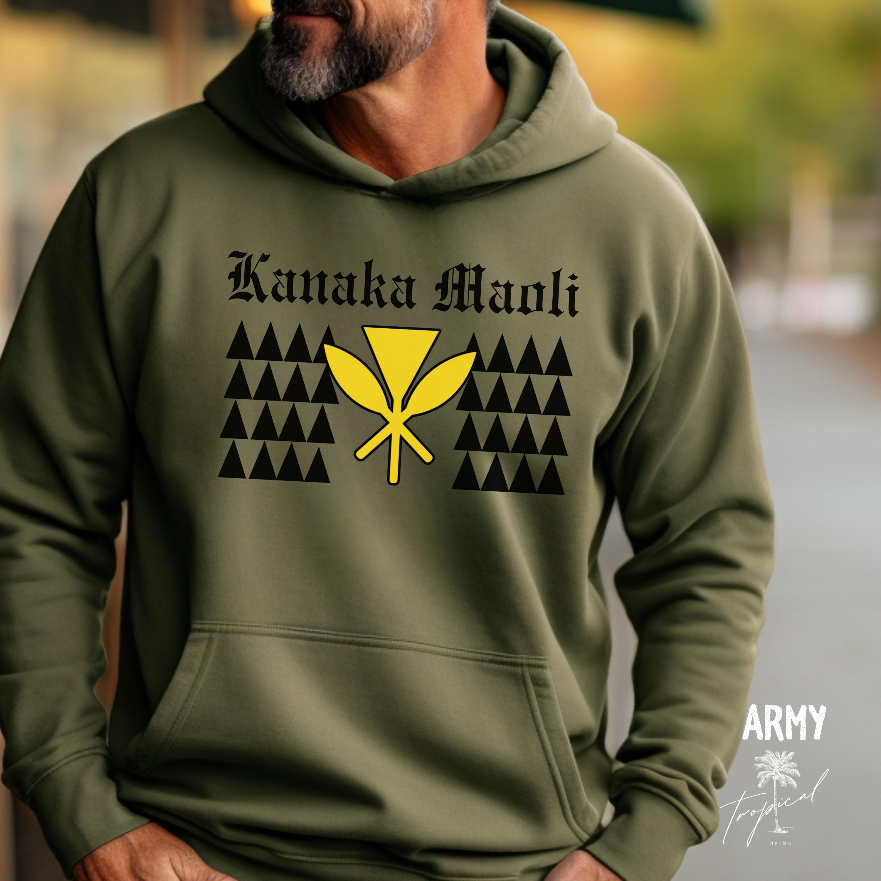 Kanaka Maoli Hawaii Tribal Hoodie, Shark Teeth Hawaiian Hoodie