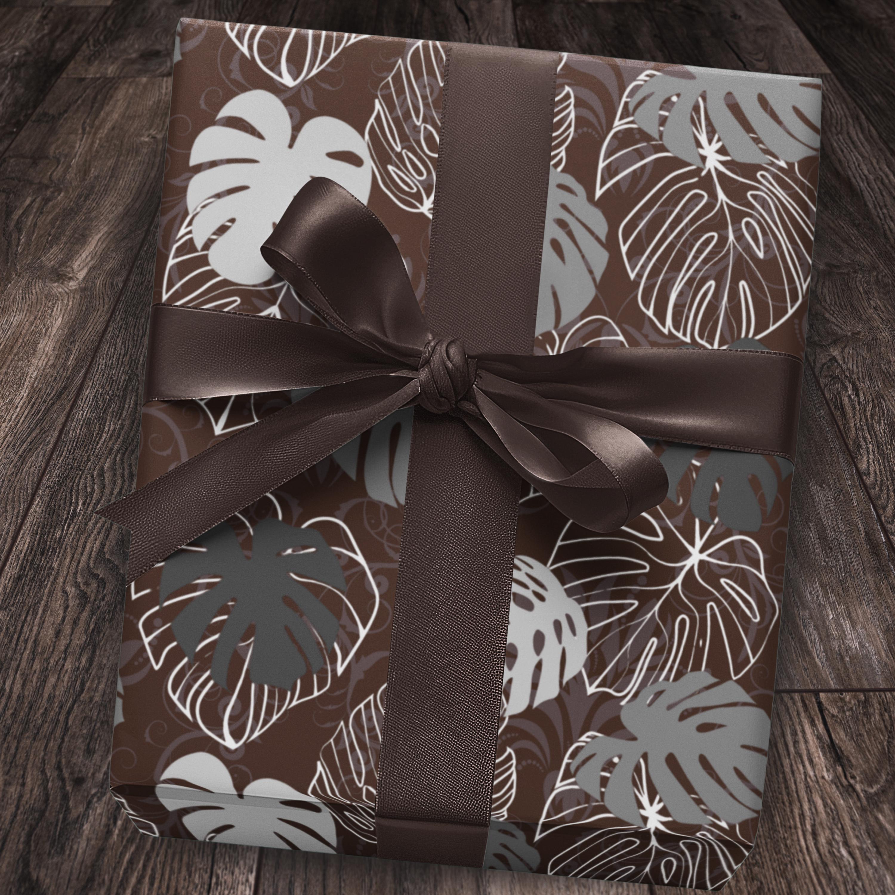 Geschenkpapier Tropische Monstera Bltter Muster, Geschenkpapier fr  Geschenke, Geburtstag, Weihnachten, Urlaub, umweltfreundlich, zum Basteln -  Etsy.de