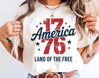1776 Patriotic 4th of July Birthday Shirt, Red White and Blue Shirt, Comfort Colors
