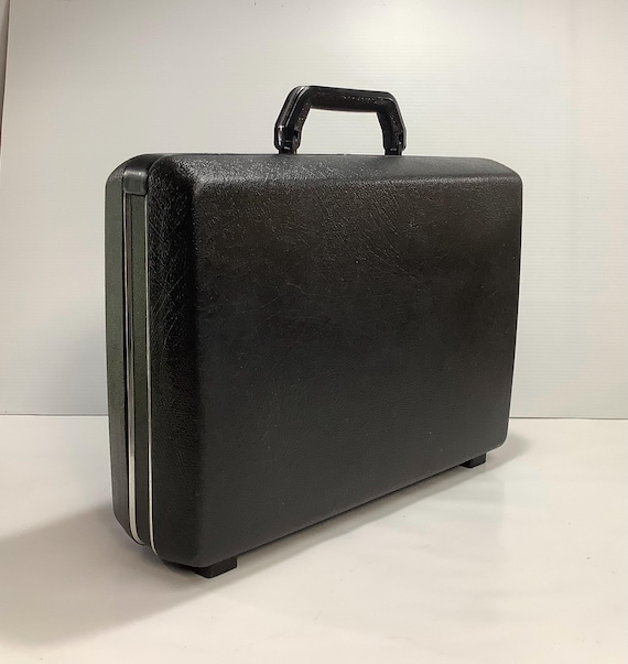 Durable Vintage Black Samsonite Briefcase Etsy
