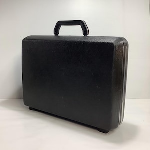 Maletín Samsonite vintage duradero de color negro