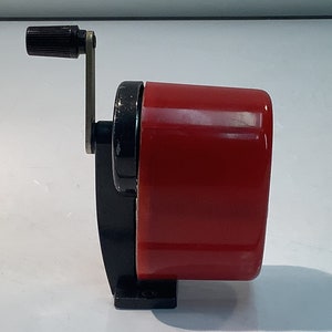 Vintage Red Bulldog Pencil Sharpener