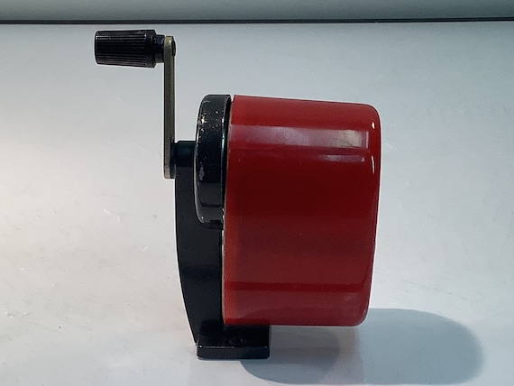 Vintage Red Bulldog Pencil Sharpener Etsy