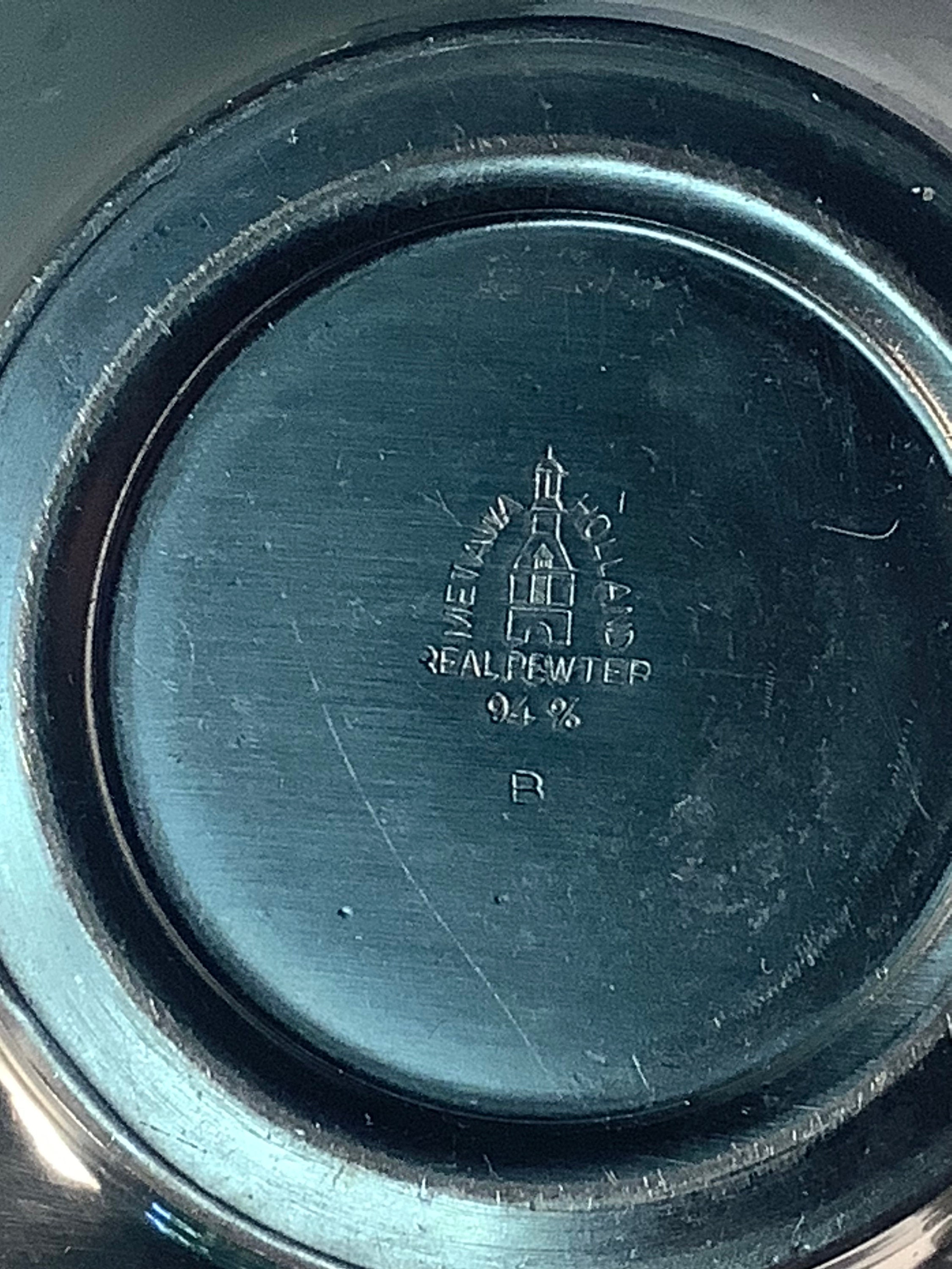 Vintage Metawa Holland Pewter Tea Set Etsy