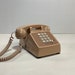 Vintage Pink Beige Push Button Phone - Etsy