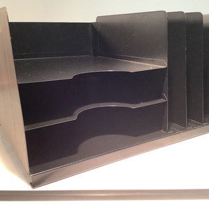 Vintage Huntlite-Ning Metal Desk Organizer