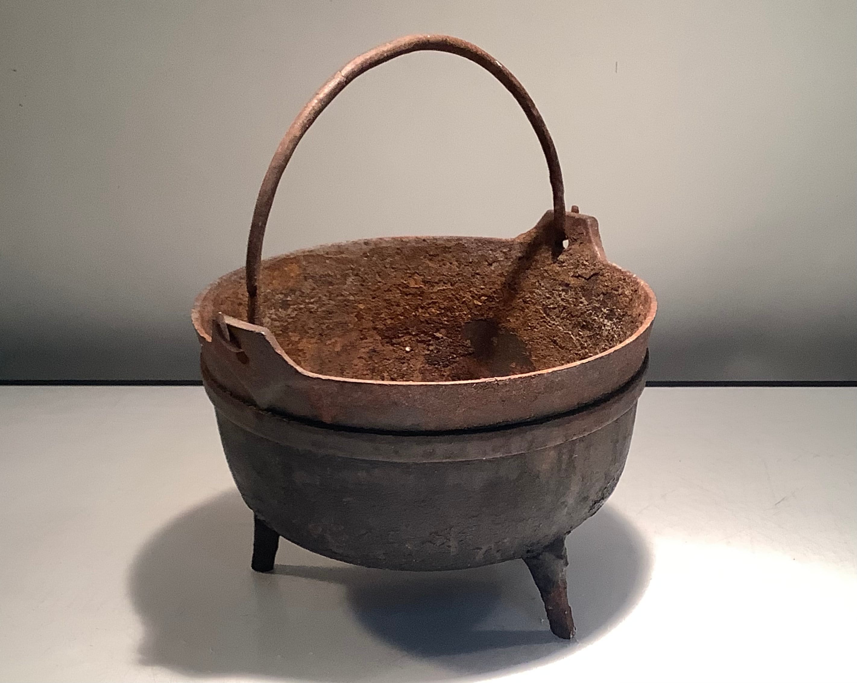 1/4# Cast Iron Mini Three Legs Pot 480ml