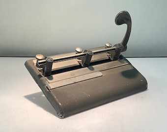 Vintage Master Products 3 Hole Punch