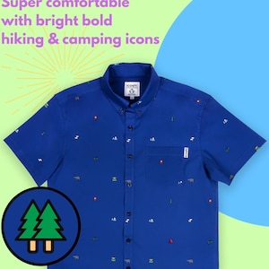 Camping Gear | Hiking Shirt | Funny Camping Shirt |  Camping Clothes | Hawaiian Shirt | Father In Law Gift