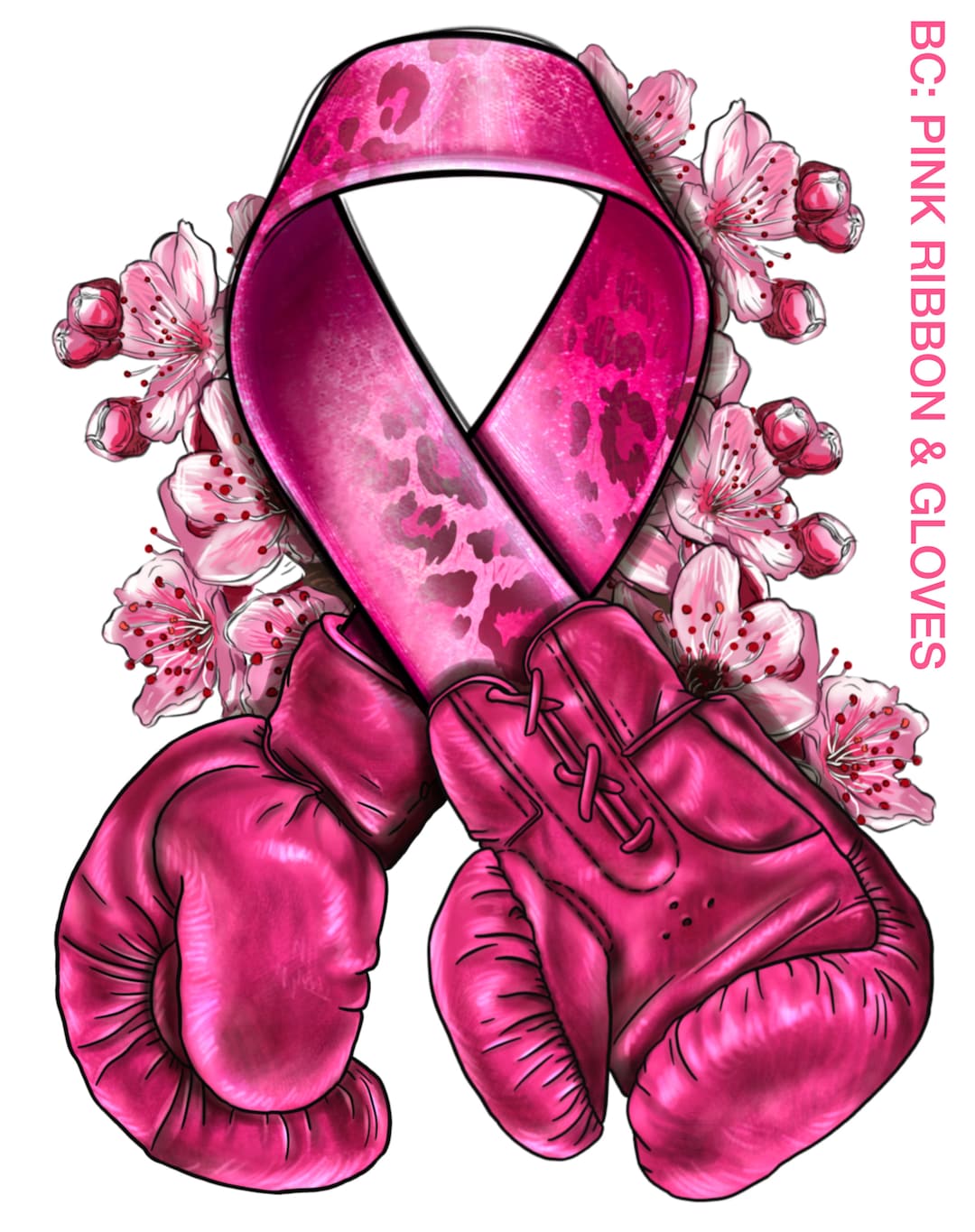 BREAST CANCER AWARENESS: Breast Cancer Ribbon Gloves Etsy BREAST CANCER AWARENESS: Breast Cancer Ribbon Gloves Etsy
