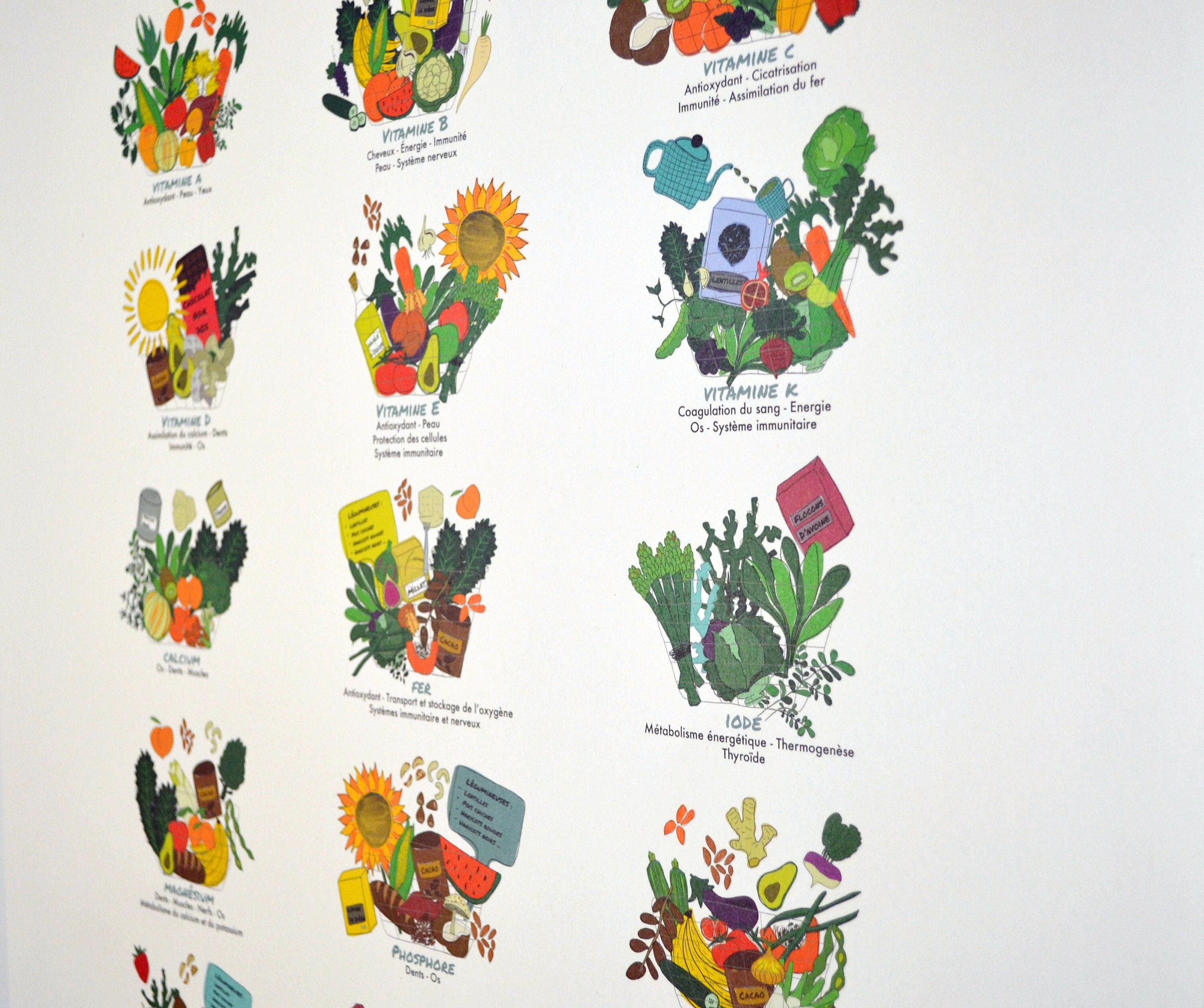 L'affiche Les Paniers Vitaminés