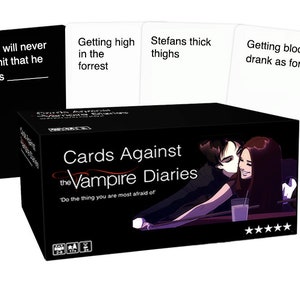 Carsd Against Vampire Diaries Instant Digital Download image 1