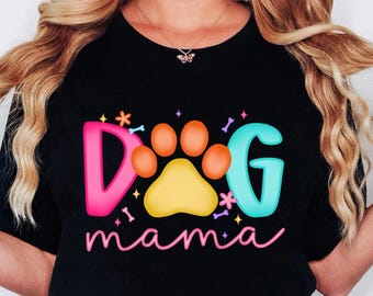 Hundmamma PNG: Retro mamma-rosettdesign (kommersiell användningslicens, digital nedladdning)
