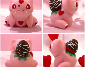 3d Printed Valentine’s Day Pokemon, For her, For him, For gift, For Valentine's Day, Personalized Gift, Wedding, Cake Topper