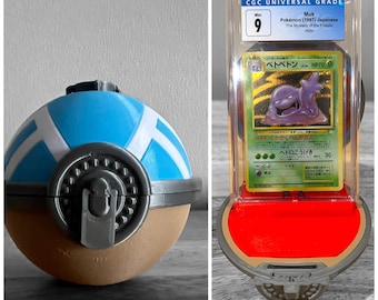 New Pokemon Feather Ball: Card Holder, Arceus Ancient Pokeball, For him, for her, for birthday, for gamer, gamers gift, Videogames, tcg