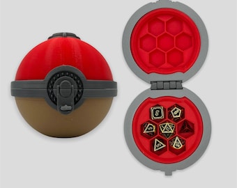 V3 Pokemon Legends Arceus Pokeball,Pokemon DnD Dice Box,Pokemon Dice Holder,Ancient Pokeball,Gifts For Him,Gifts for Gamers,Valentine's day