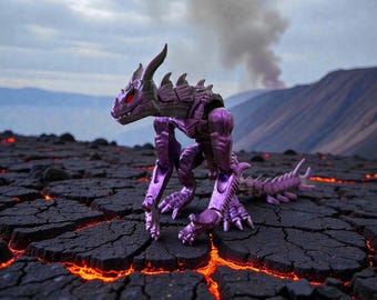 3D Printed Articulating Ion Dragon,Kaiju Monster,Gift for birthday,for him,for gamers,for dad, for boyfriend
