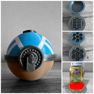 New Pokemon Feather Ball: Card Holder, Arceus Ancient Pokeball, Per lui, per lei, per il compleanno, per il giocatore, regalo per i giocatori, Videogiochi, tcg