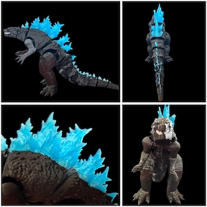 3D Printed Articulating Crystal Scale Godzilla,Kaiju Monster,Gift for birthday,for him,for gamers,for dad, for boyfriend