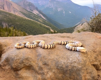 3D Printed Articulated Realistic Rattlesnake Viper, Gift for birthday, for him/for her