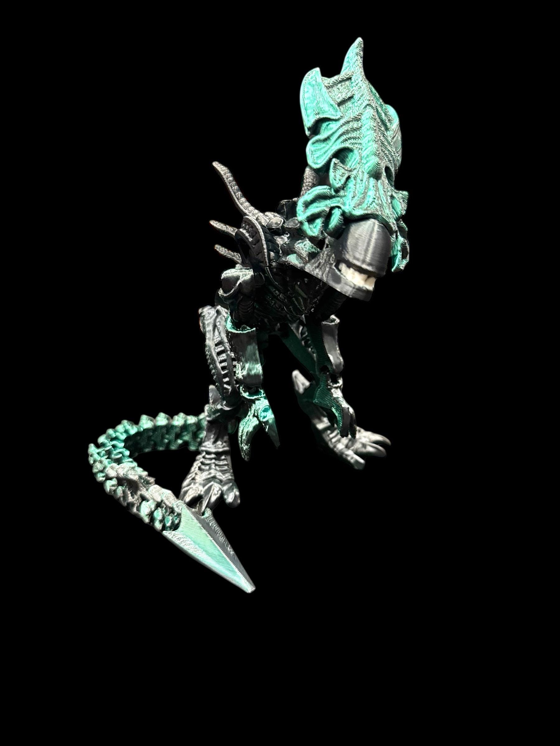 3D Printed Articulating Alien,xenomorph,gift for Birthday,for Him,for ...