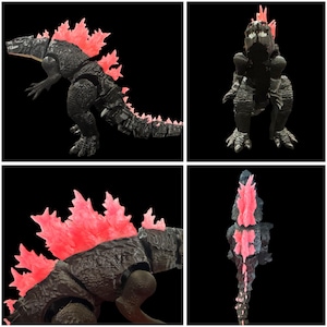 Godzilla Articulating figure 3D Printed Kaiju  Monster Mecha Godzilla Gift for birthday,for him,for gamers,for dad, for boyfriend reptile