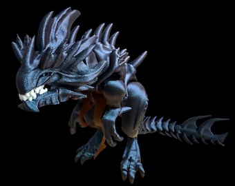 3D Printed Articulated/Flexible Posable Reaper Queen, Reaper King ARK, Multiple Color Variation,For Gamers, For him, For her, For Dad