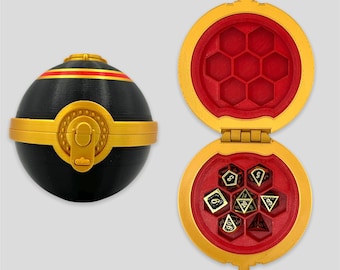 New V3 Pokemon Luxury Ball: Dice Box I Dice Holder, Arceus Ancient Pokeball, For him, for her, for birthday, for gamer, for valentines day