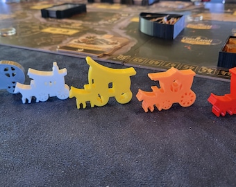 Merchants of the Dark Road Wagon Meeples - STL Files