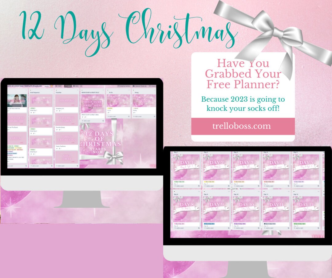 12 Days of Christmas Trello Board 202 Etsy