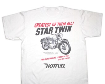 Official T Shirt vélo moto BSA Birmingham "MADE IN ENGLAND" Toutes Tailles 